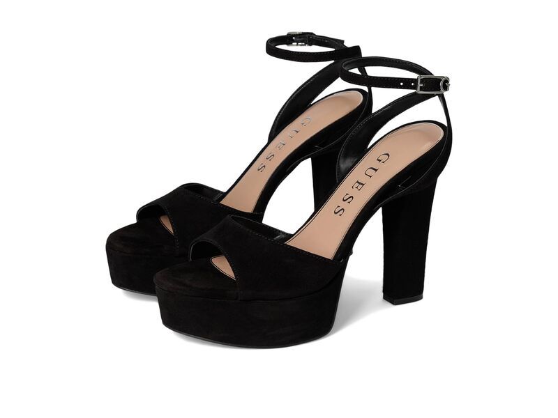 ゲス レディース シューズ ヒール GUESS Hitten Black ブラック