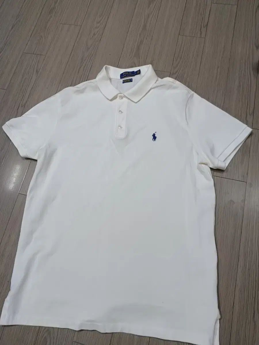 ポロ ラルフローレン 半袖 カラーTシャツ 白 100