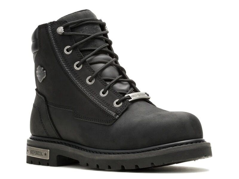 ハーレーダビッドソン メンズ シューズ ブーツ・レインブーツ Tシャツ ブーツ HarleyDavidson Vinter Steel Toe Work Boot Black ブラック