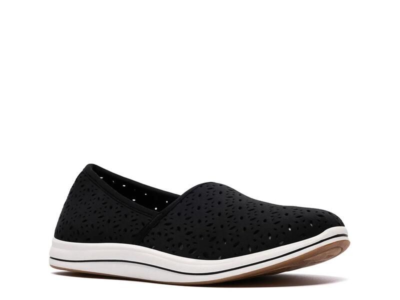 クラークス レディース シューズ スリッポン・ローファー Clarks Breeze Lily SlipOn Black ブラック