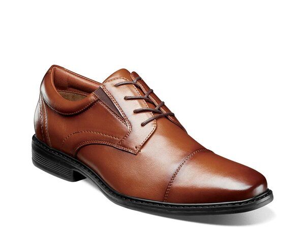 ノンブッシュ メンズ シューズ オックスフォード キャップ Nunn Bush Jarvis Cap Toe Oxford Cognac