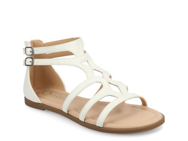 ジャーニー レディース シューズ サンダル Journee Genneva Gladiator Sandal White ホワイト