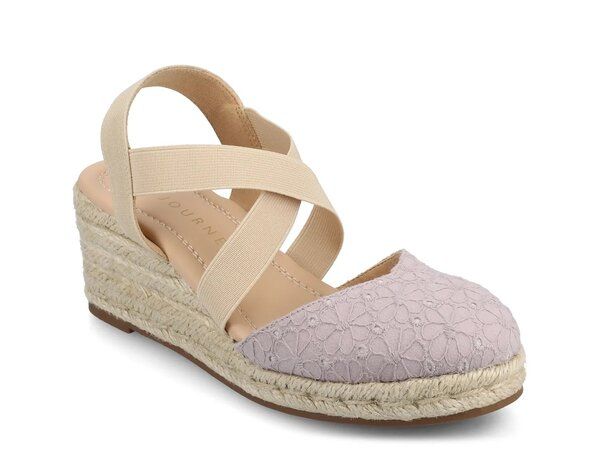 ジャーニー レディース シューズ サンダル Journee Ashlee Espadrille Wedge Sandal Lilac ライラック