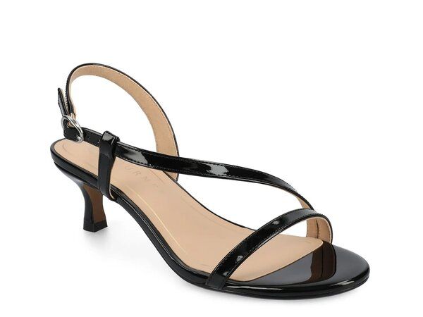 ジャーニー レディース シューズ サンダル Journee Jemry Sandal Black Patent ブラック