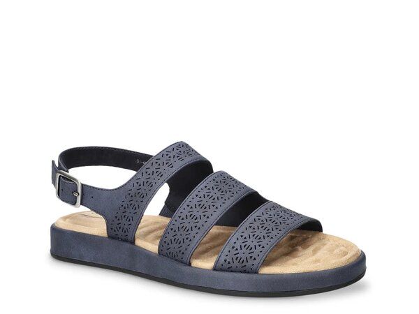 イージーストリート レディース シューズ サンダル Easy Street Link Sandal Navy ネイビー