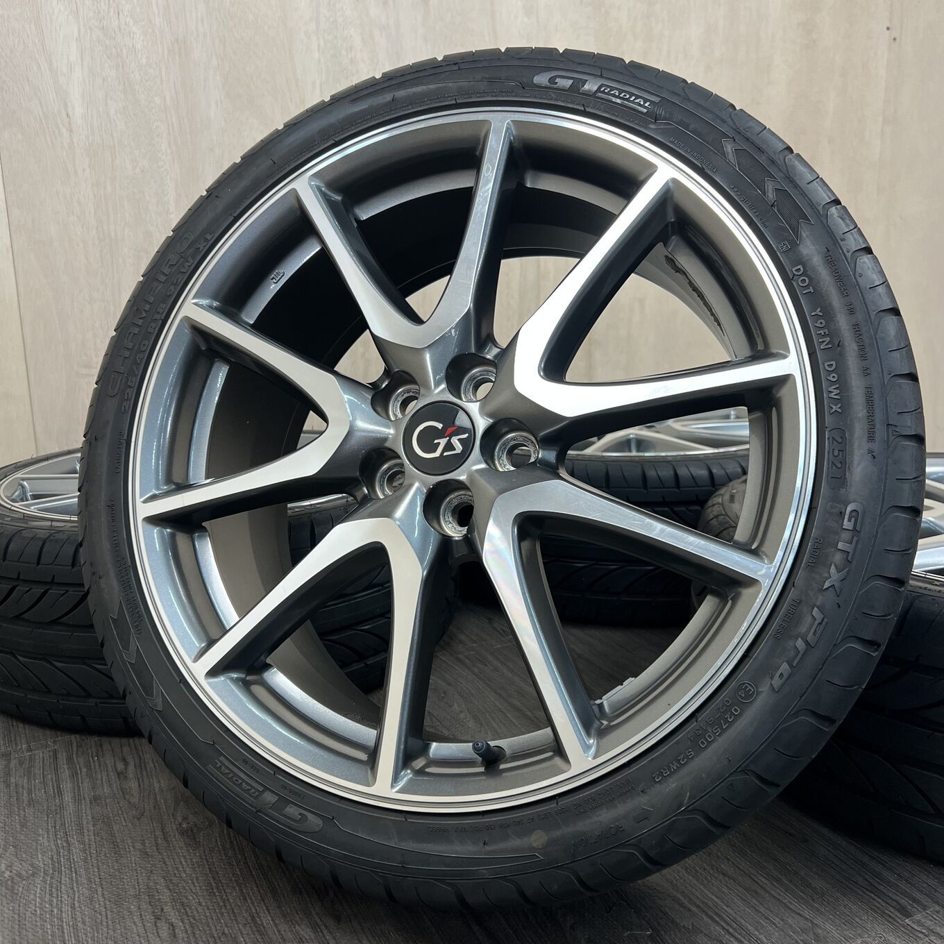 セット]純正TOYOTA 18インチ + GT RADIAL サマータイヤ 225/40R18