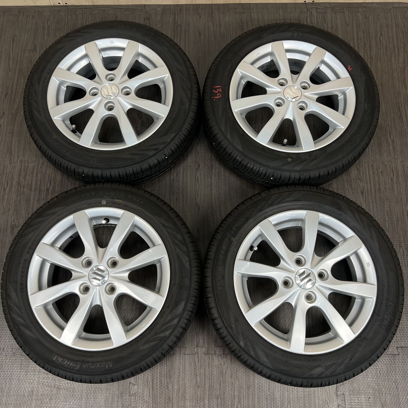 [ホイールのみ]純正 ホイール 14インチ SUZUKI 4x100 #139D40426