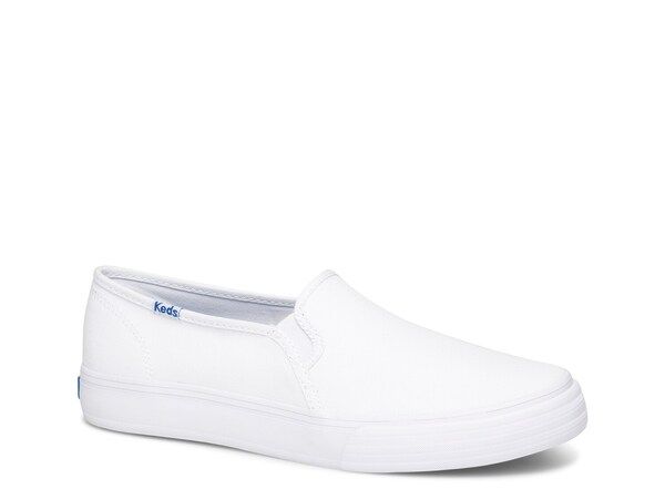 ケッズ レディース シューズ スニーカー Keds Double Decker SlipOn Sneaker Womens White ホワイト