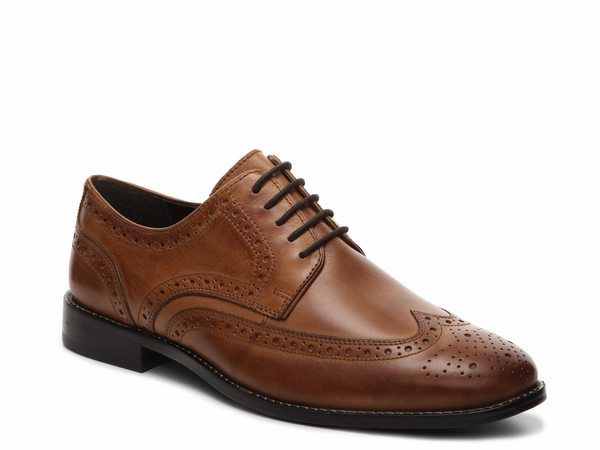ノンブッシュ メンズ シューズ オックスフォード ウィングチップ Nunn Bush Nelson Wingtip Oxford Brown ブラウン