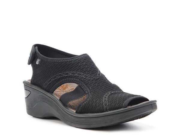 ビジーズ レディース シューズ サンダル BZees Dream Wedge Sandal Black ブラック