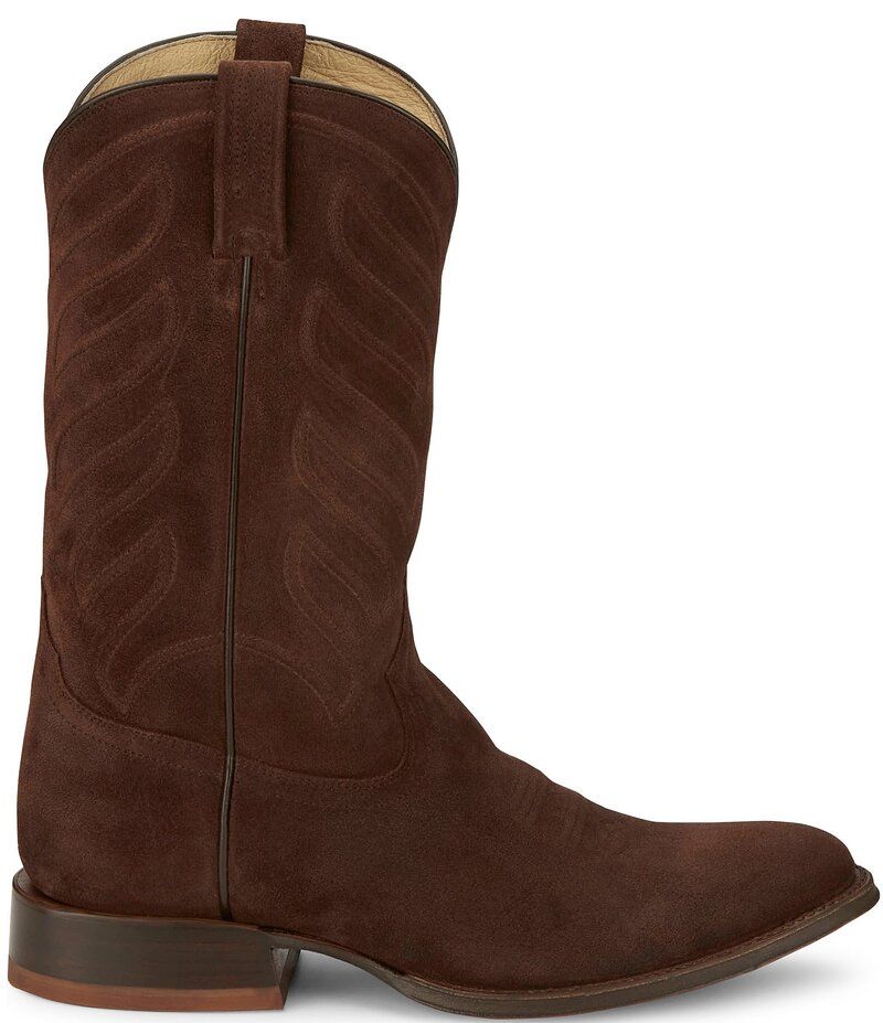 トニーラマ メンズ シューズ ブーツ・レインブーツ スエード ブーツ Tony Lama Mens Amado 12 Suede Western Boots Deep Coffee コーヒー