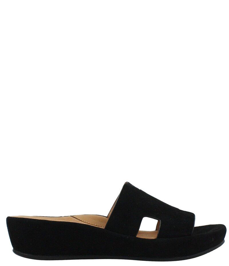 ラモールドピード レディース シューズ サンダル プラットフォーム LAmour Des Pieds Catiana Platform Slides Black Kidsuede ブラック