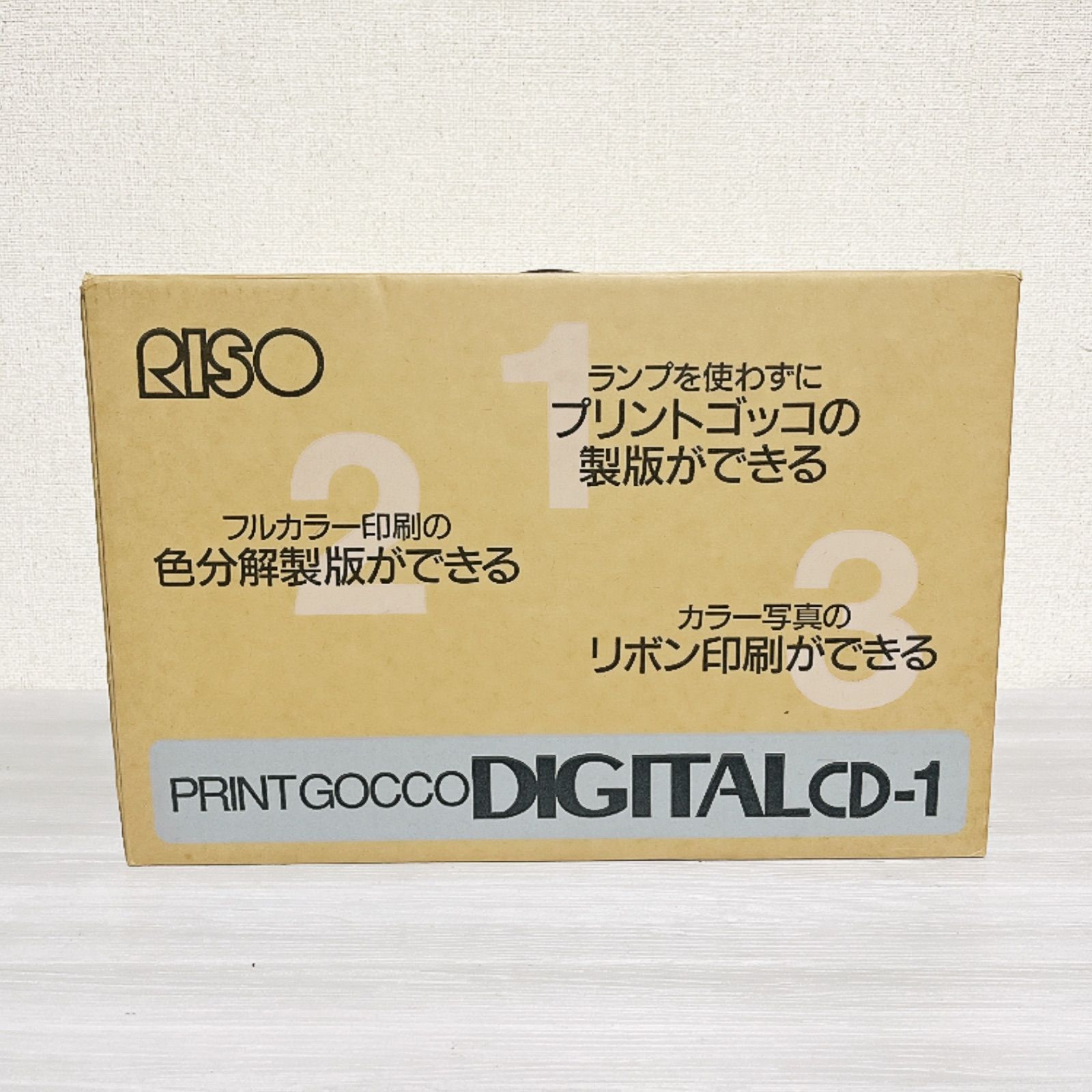 プリントゴッコ DIGITAL CD-1 CDプリンタ B6 はがき印刷対応 消耗品セット付 RISO 理想科学 年賀状制作 7,700円