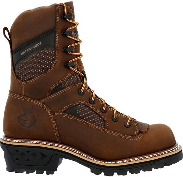 ジョージアブーツ メンズ シューズ ブーツ・レインブーツ Georgia Boots Mens LTX 9 Logger Waterproof Composite Toe Work Boots Bro