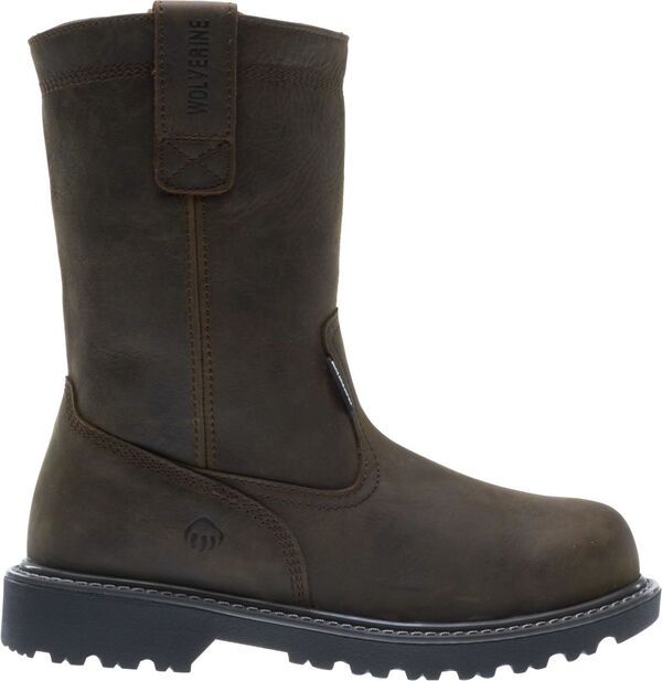 ウルヴァリン メンズ シューズ ブーツ・レインブーツ Tシャツ Wolverine Mens Floorhand 10 Wellington Waterproof Steel Toe Work Boo