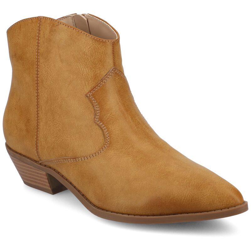 ジャーニー レディース シューズ ブーツ・レインブーツ アンクル Journee Taliah Womens Ankle Booties Tan タン