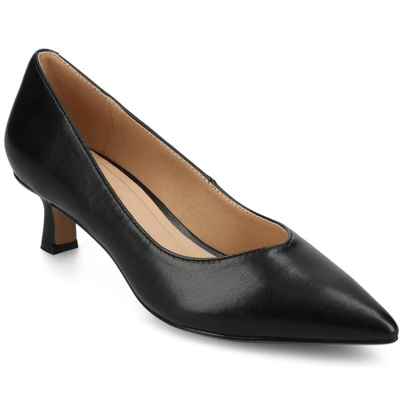 ジュルネ コレクション レディース シューズ パンプス ヒール Journee Collection Pammie Medium and Wide Width WomenslipOn Kitten H