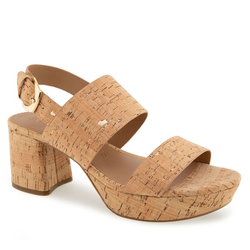 エアロソールズ レディース シューズ パンプス プラットフォーム サンダル Aerosoles Camilia Womens Platform Sandals Cork
