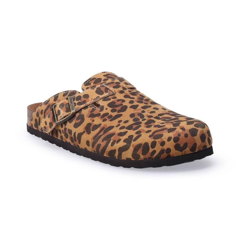 ソノマ レディース シューズ サンダル スエード Sonoma Goods For Life Waterford Womensuede Clogs Cheetah