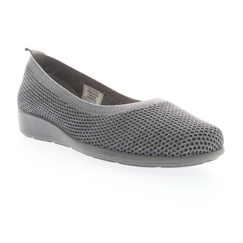 プロペット レディース シューズ スリッポン・ローファー Propet Yen Womens Casual Shoes Gray グレー