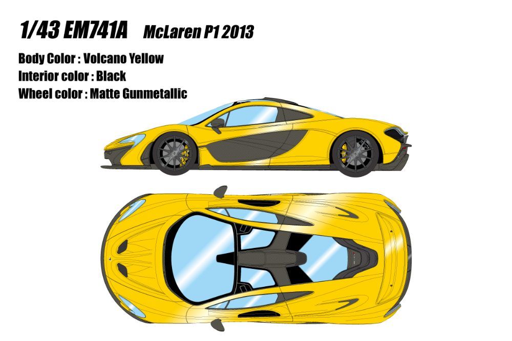 EM741A マクラーレン P1 2013 ボルケーノイエロー 45,980円