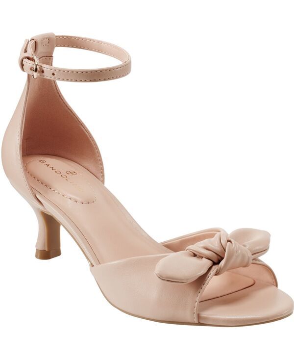 バンドリーノ レディース シューズ サンダル ヒール Bandolino Womens Andora Bow Kitten Heel Sandals Light Pink ピンク