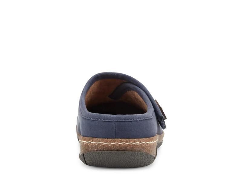 アース レディース シューズ サンダル EarthEzra Clog Blue Leather ブルー