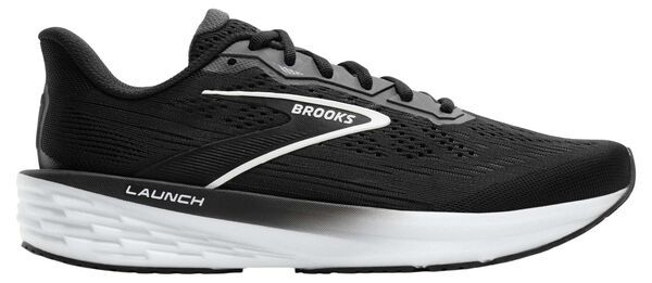 ブルックス メンズ シューズ スニーカー Brooks Mens Launch 12 Running Shoes BlackGreyWhite ホワイト