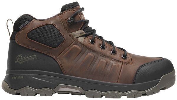 ダナー メンズ シューズ ブーツ・レインブーツ Danner Mens Wheat Ridge 45 Waterproof Work Boots Brown ブラウン