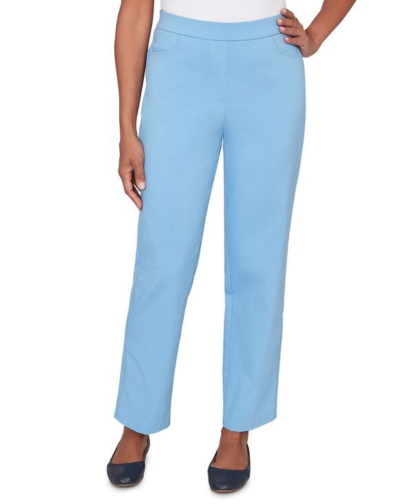 アルフレッド ダナー レディース ボトムス カジュアルパンツ プチ Alfredunner Petite Tailored Stretch Short Length Pants Wedgewood