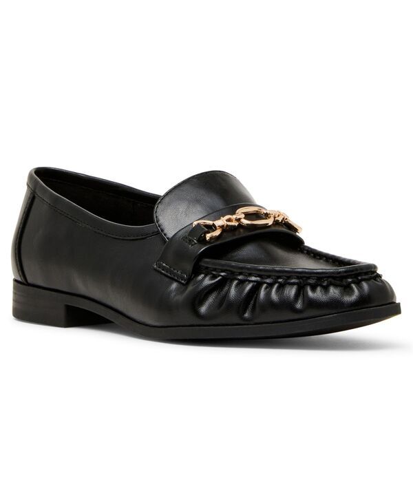 アンクライン レディース シューズ スリッポン・ローファー Anne Klein Womens Betterouched Slip On Loafers Black ブラック