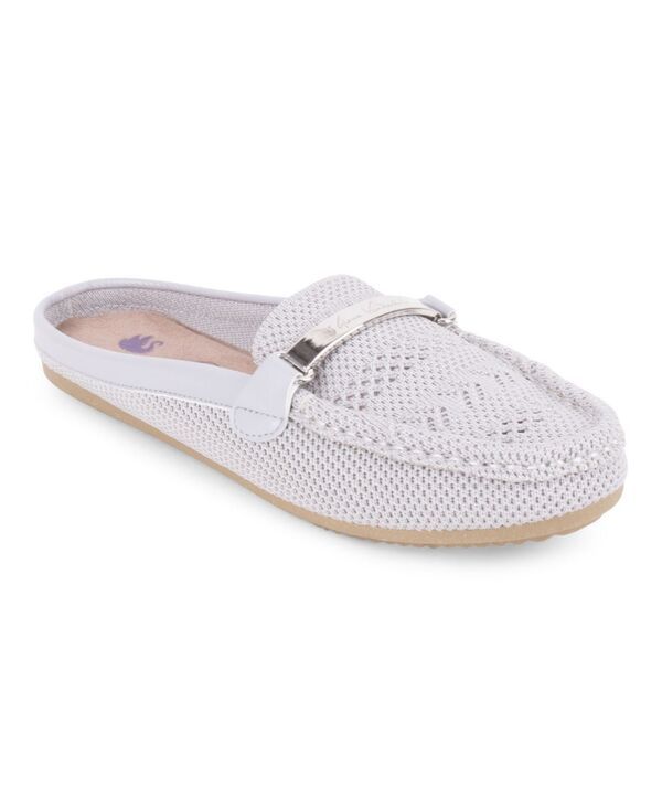 グロリアバンデービルト レディース シューズ スリッポン・ローファー Gloria Vanderbilt Womens Annalise SlipOn Mule Flats Gray グレー