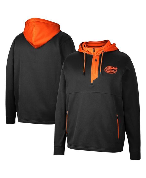 コロシアム メンズ アウター パーカー・スウェット Colosseumens Florida Gators Luge 30 QuarterZip Hoodie Black ブラック