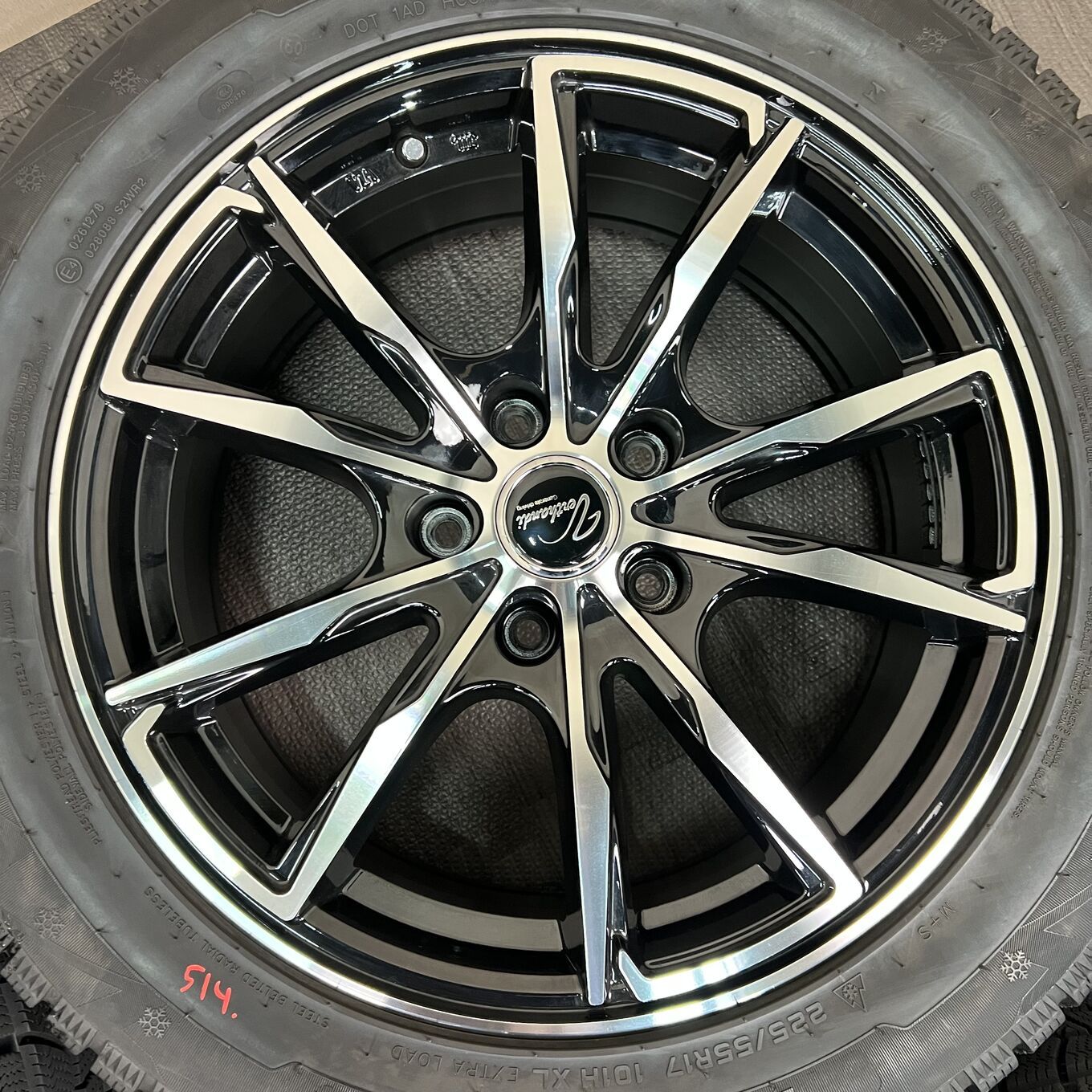 セット]VERTHANDI 17インチ + HIFLY スタッドレスタイヤ 225/55R17