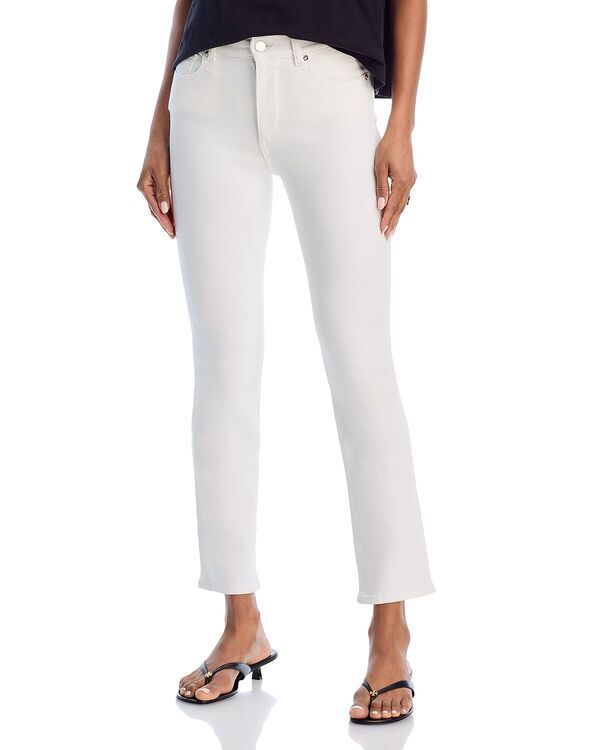 ディーエル 1961 レディース ボトムス デニムパンツ アンクル ジーンズ DL1961 Mara Straight Mid Rise Instasculpt Ankle Jeans White ホ