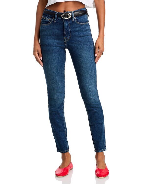 グッドアメリカン レディース ボトムス デニムパンツ ジーンズ Good American Good Legs High Rise Skinny Jeans in Blue004