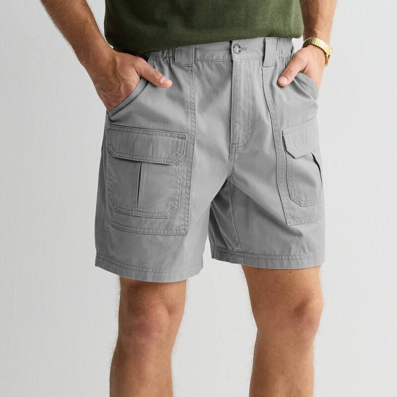 クロフト＆バロー レディース ボトムス ハーフパンツ・ショーツ ショートパンツ Mens Croft Barrow 75Inch Sidelasticargo Shorts Light Grey グレ