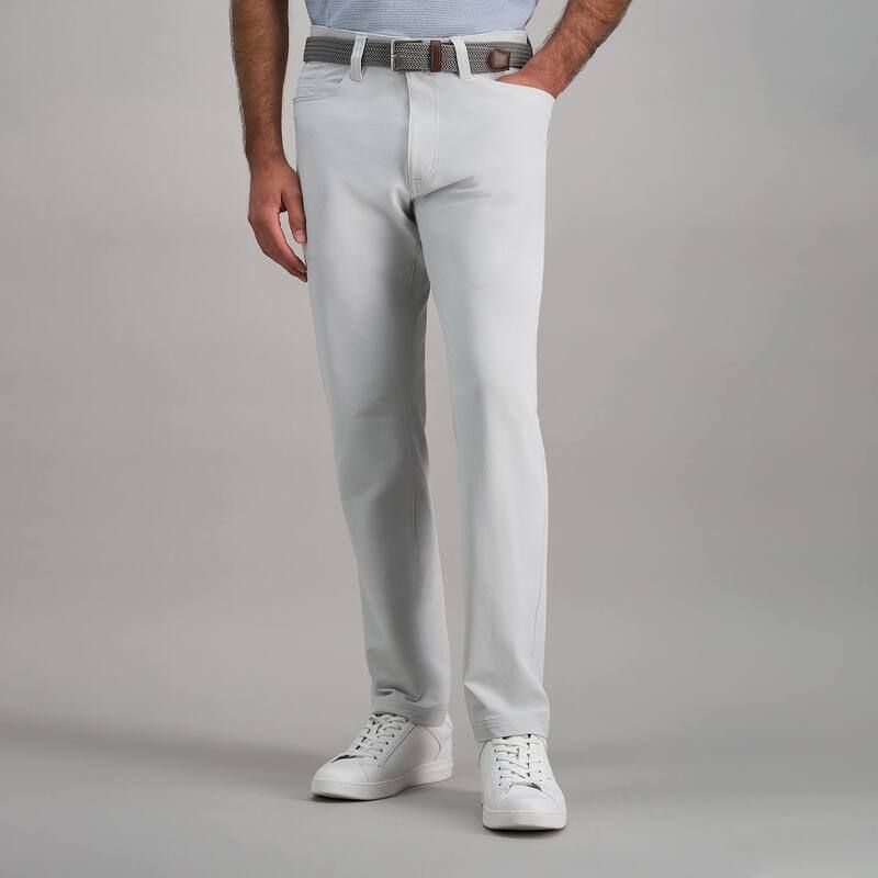 ハガー レディース ボトムス カジュアルパンツ ナイロン Mens Haggar Sport Performance Straight Fit Nylon Tech Pantstone ストーン