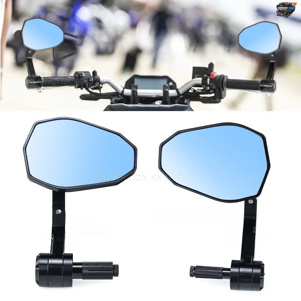 ヤマハ MT-125 MT-03 MT-07 MT-09 MT-10 アクセサリー用 MT-10 SP 防眩サイドミラー 回転式バックミラー
