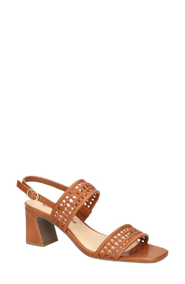 ベラヴィータ レディース シューズ ヒール サンダル Bella Vita Xannon Block Heel Slingback Sandal Tan タン