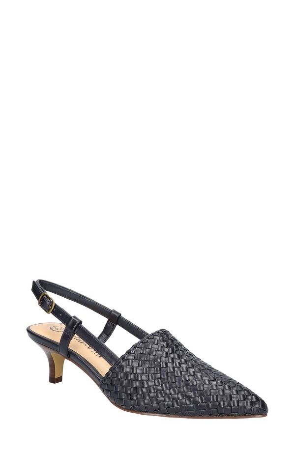ベラヴィータ レディース シューズ ヒール Bella Vita Kaisley Kitten Heel Slingback Pump Navy ネイビー