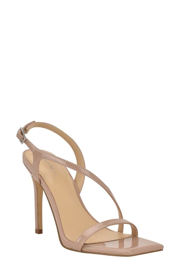 カルバンクライン レディース シューズ ヒール サンダル Calvin Klein Tansley Slingback Sandal Natural