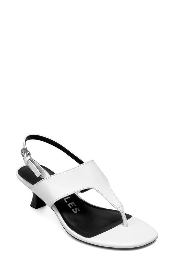エアロソールズ レディース シューズ ヒール サンダル Aerosoles Kora Slingback Sandal Bright White Fx Nappa ホワイト