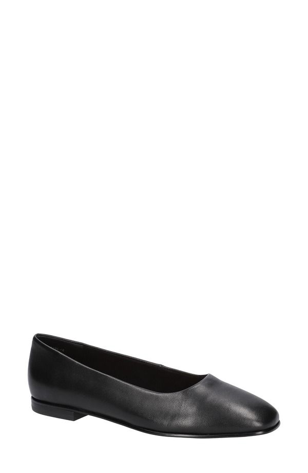 ベラヴィータ レディース シューズ パンプス Bella Vita Kimiko Flat Black Leather ブラック