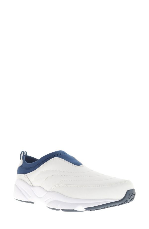 プロプト レディース シューズ スリッポン・ローファー スニーカー Propt Stability SlipOn Sneaker White Navy ホワイト
