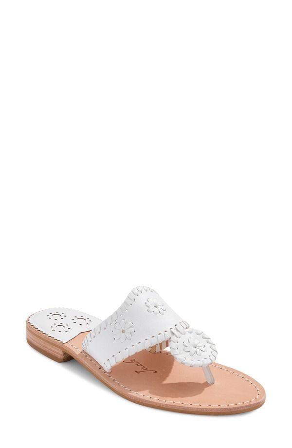 ジャックロジャース レディース シューズ サンダル Jack Rogers Jacks Flat Sandal White White ホワイト