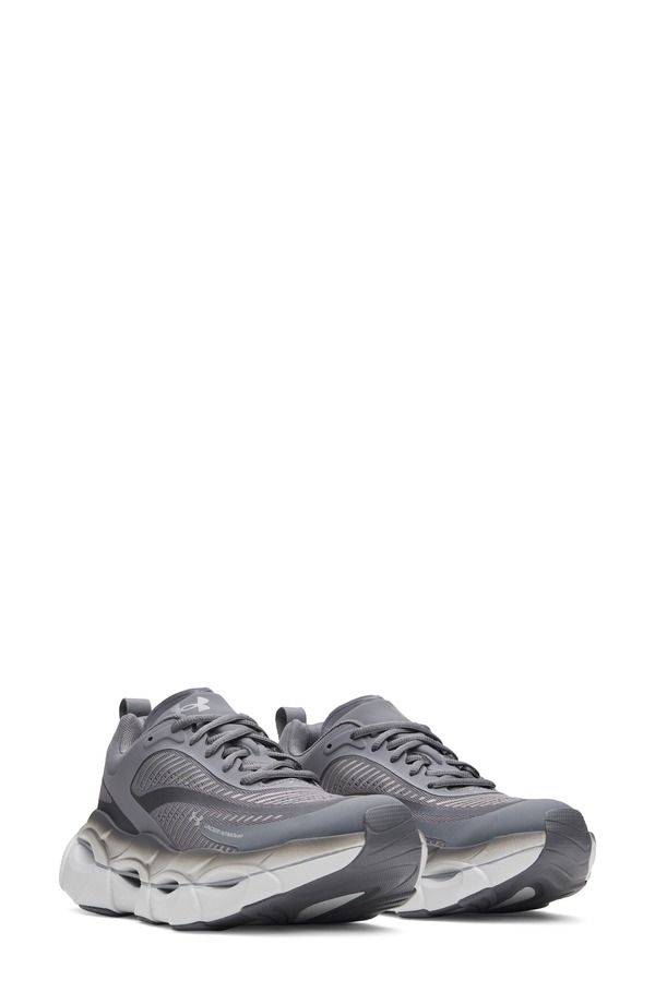 アンダーアーマー レディース シューズ スニーカー Under Armour UA Halo Racerunning Shoe Castlerock Metallic Silver シルバー