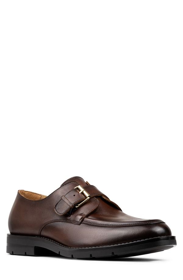 ドナルドプリネール メンズ シューズ モンクストラップ モンク Donald Pliner Calan Monk Strap Shoe Cognac