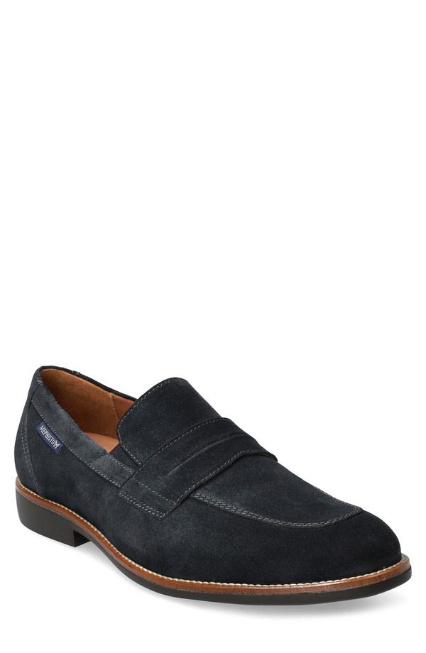 メフィスト メンズ シューズ ローファー Mephisto Fergus Loafer Blue Velvet ブルー