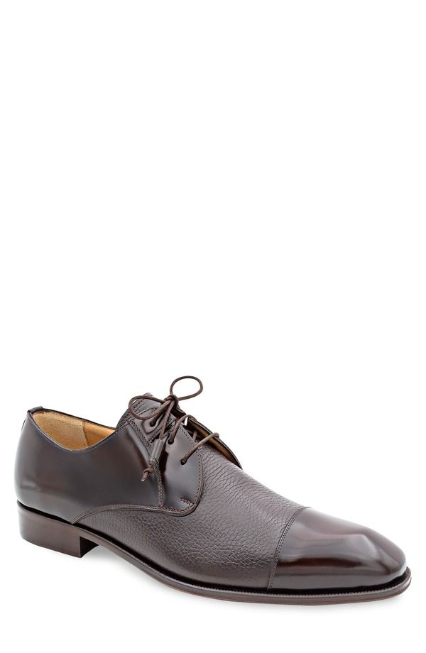 メズラン メンズ シューズ ダービー キャップ ケープ Mezlan Capello Cap Toe Derby Brown ブラウン